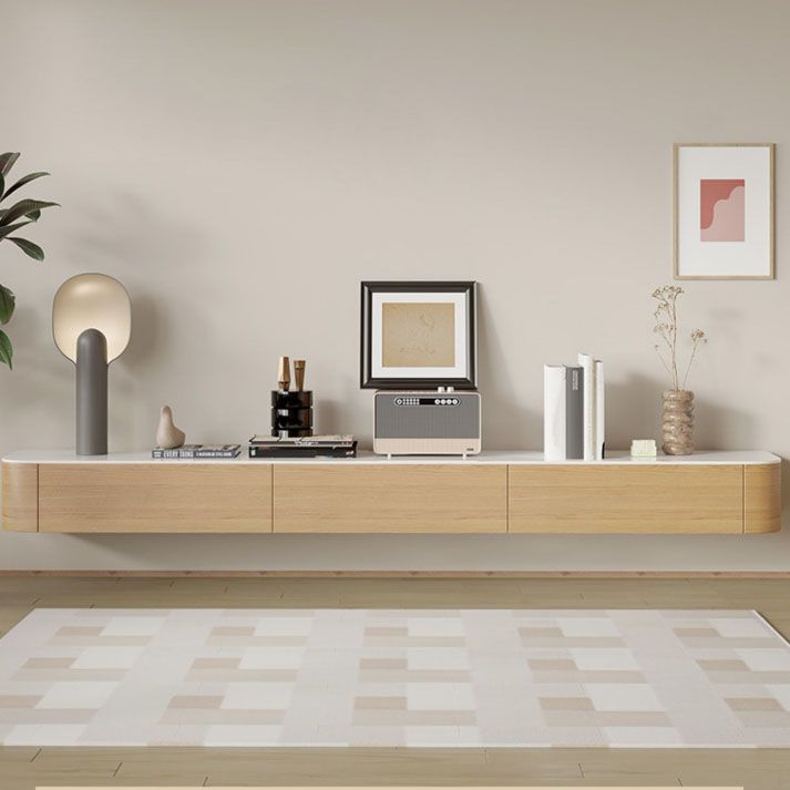 Contemporary Stone Media Console Wall Mounted White TV Console Clearhalo 'furn' 'furn_tv_stands_entertainment_centers' 'Furniture' 'Living Room Furniture' 'TV Stands & Entertainment Centers' 'TV Stands & Media Storage Furniture' 'tv_stands_entertainment_centers' 1200x1200_3086db3b-849d-42f6-a447-3e670d98c68b