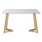Modern White Kitchen Dining Table Sintered Stone Rectangle Shape Dining Table with Double Pedestal Clearhalo ' dining_table' 'Dining Tables & Seating' 'Dining Tables' 'Furniture' 'furniture_dining_table' 'Kitchen & Dining Furniture' 'kitchen&dining_furn' 'kitchen' 'kitchen_dining_table' 1200x1200_30883110-0490-48bf-b4e8-4d2abc5ed32f