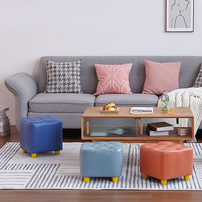 Modern Standard Pouf Water Resistant Square Cube for Home Decor Clearhalo 'furn' 'furn_ottomans_poufs' 'Furniture' 'Living Room Furniture' 'Ottomans & Poufs' 'ottomans_poufs' 1200x1200_30896f7a-08b9-4ba2-825e-6368775f5bdf
