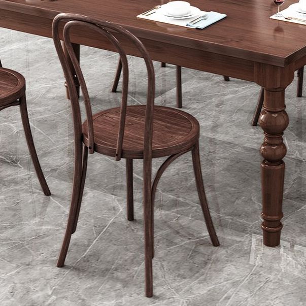 1/4/5/7 Pieces Dining Room Set Traditional Natural 4 Legs Table with Windsor Chairs Clearhalo 'Dining Room Sets' 'Dining Tables & Seating' 'dining_room_set' 'furn' 'furn_dining_room_set' 'Furniture' 'furniture_dining_room_set' 'Kitchen & Dining Furniture' 'kitchen&dining_furn' 'kitchen' 1200x1200_308a056e-d6d6-4ea8-9717-a1b8efb8a9e7