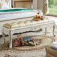French Country Upholstered Bedroom Seating Bench Tufted Bench with Wood Legs Clearhalo 'Benches' 'Chairs & Seating' 'furn' 'furn_benches' 'Furniture' 'Living Room Furniture' 1200x1200_308aa4ce-e74f-4e69-93a8-a54e9421801b