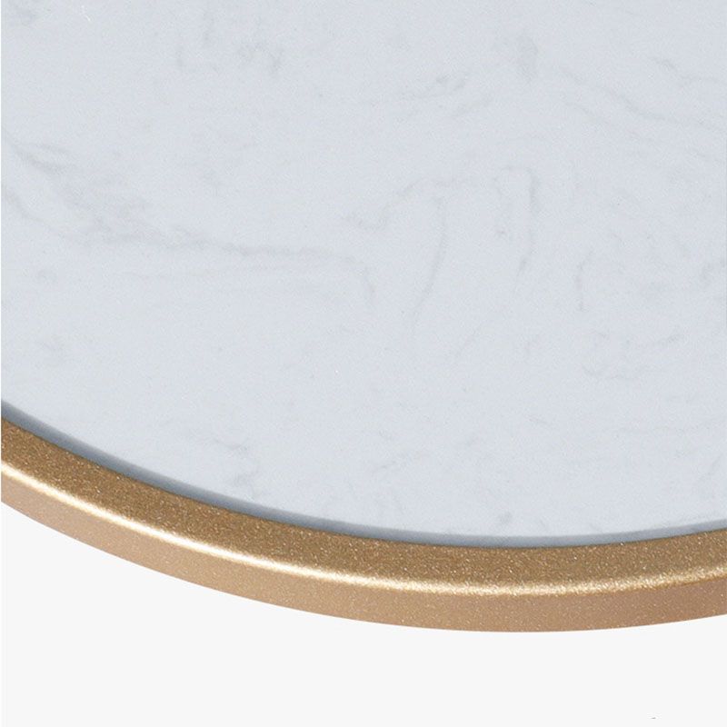 Contemporary Metal Frame End Table 24.8" Tall Slate Top Side Table Clearhalo 'Coffee & Accent Tables' 'End & Side Tables' 'end_side_tables' 'furn' 'furn_end_side_tables' 'Furniture' 'Living Room Furniture' 1200x1200_308ace0a-9c6e-4c5f-91e0-f0f04c94df31