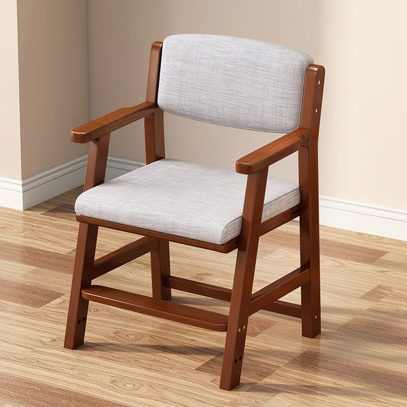 Wood Modern Indoor-Outdoor Chair Open Back Dining Single Chair for Home Use Clearhalo ' kitchen&dining_furn' 'Dining Chairs' 'Dining Tables & Seating' 'dining_chair' 'furn' 'furn_dining_chair' 'Furniture' 'furniture_dining_chair' 'Kitchen & Dining Furniture' 'kitchen' 1200x1200_308b78fb-1561-4ba7-b2a8-f390a8c48f5e