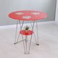 Round Tripod Dining Site Table Metal Dinette Table with Tempered Glass Clearhalo ' dining_table' 'Dining Tables & Seating' 'Dining Tables' 'Furniture' 'furniture_dining_table' 'Kitchen & Dining Furniture' 'kitchen&dining_furn' 'kitchen' 'kitchen_dining_table' 1200x1200_308b8514-7b23-48bc-8744-665dc499f7e9