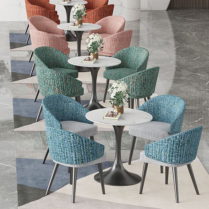 Contemporary 1/5 Pieces Dining Set Sintered Stone Dinette Table Set Clearhalo 'Dining Room Sets' 'Dining Tables & Seating' 'dining_room_set' 'furn' 'furn_dining_room_set' 'Furniture' 'furniture_dining_room_set' 'Kitchen & Dining Furniture' 'kitchen&dining_furn' 'kitchen' 1200x1200_308d3f4a-958e-4ebf-a068-79e55a813367