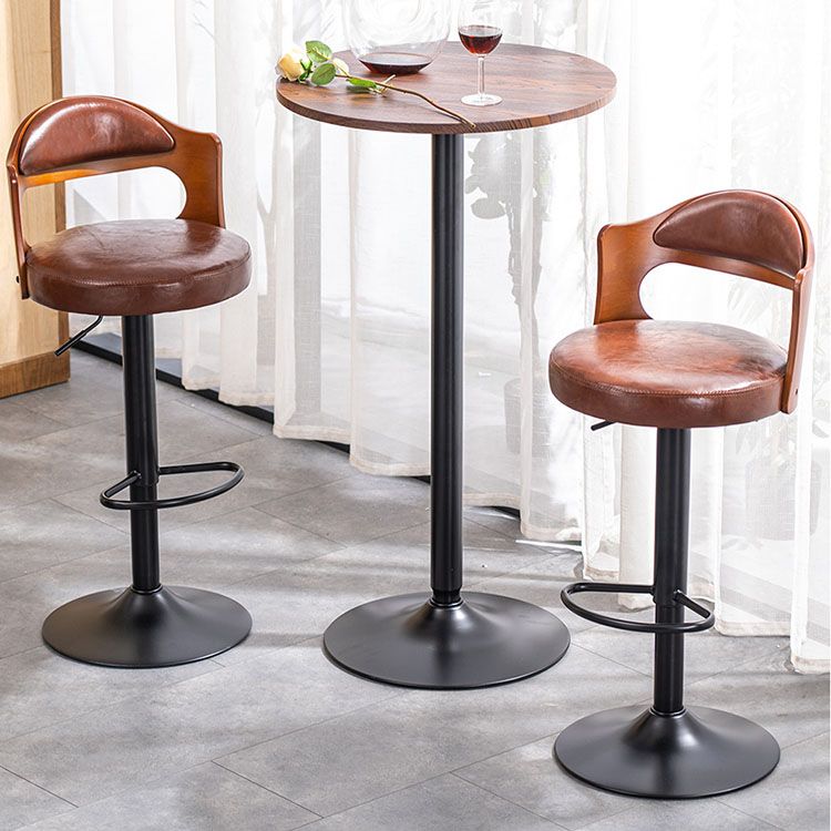Sgabello da barra da bar in metallo in stile contemporaneo per soggiorno per soggiorno