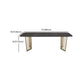 Rectangular Dining Table Set 1/2/5/7 Pieces Metal Dinette Set for Kitchen Clearhalo 'Dining Room Sets' 'Dining Tables & Seating' 'dining_room_set' 'furn' 'furn_dining_room_set' 'Furniture' 'Kitchen & Dining Furniture' 1200x1200_308ff6a0-421a-410c-a2a2-1ab4ee34f661