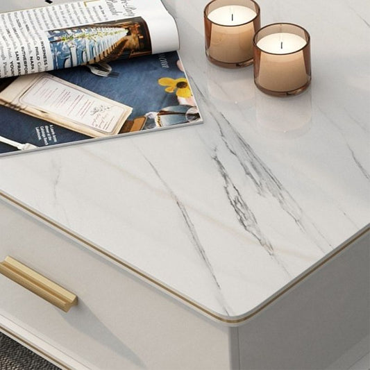 収納4脚の木製コーヒーカクテルテーブル現代的な長方形