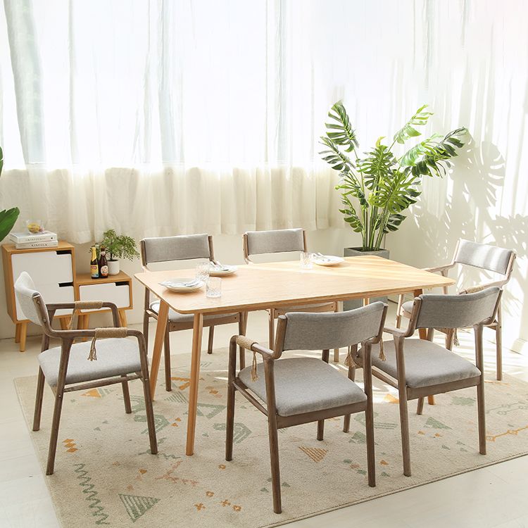 Traditional Style Wood Chair Set Open Back Arm Kitchen Dining Room Chairs Clearhalo ' kitchen&dining_furn' 'Dining Chairs' 'Dining Tables & Seating' 'dining_chair' 'furn' 'furn_dining_chair' 'Furniture' 'furniture_dining_chair' 'Kitchen & Dining Furniture' 'kitchen' 1200x1200_3092c01e-1b4e-4a4a-aa3e-7c0e12aebc02