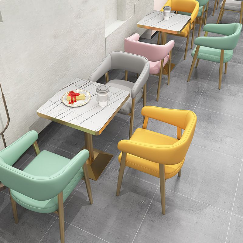 47.27"D x 25.59"W x 33.46"H Glam 2-seat Sewn Pillow Back Sofa for Restaurant Clearhalo 'furn' 'furn_sofas' 'Furniture' 'furniture_sofas' 'kitchen' 'kitchen_sofas' 'Living Room Furniture' 'Sofa' 'sofas' 1200x1200_309316cd-af37-4d19-b388-4be889dfc42a