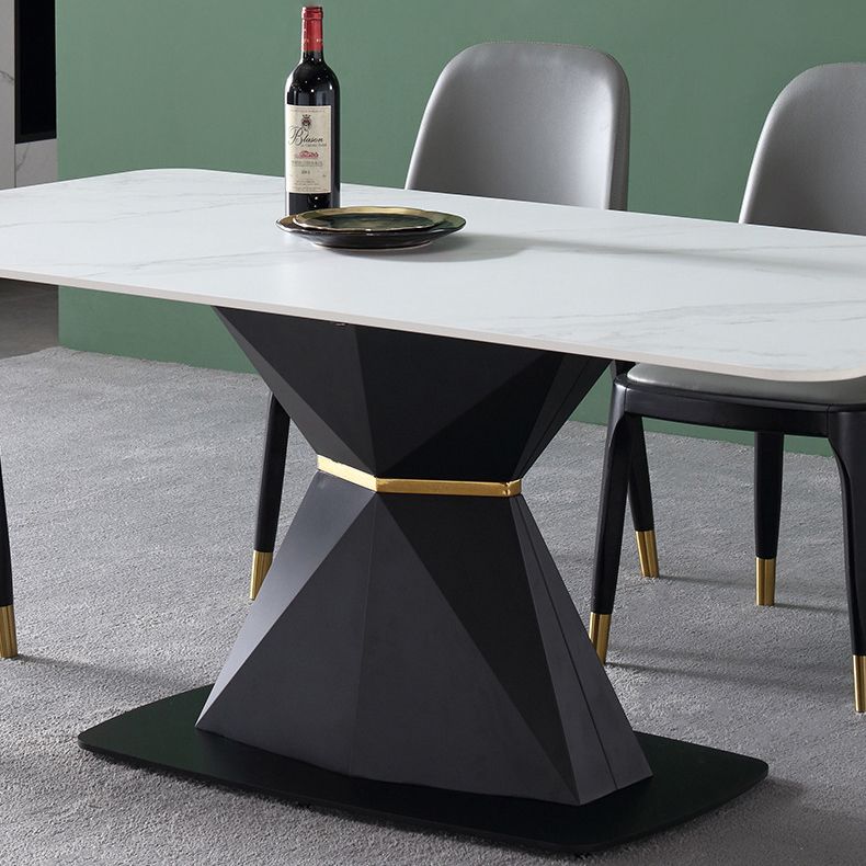 Eigentijdse rechthoektafel ingesteld 1/5/6 stukken eetgelegenheden voor thuisgebruik