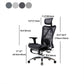 Swivel Adjustable Arms Executive Chair Modern Adjustable Seat Height Chair