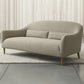 31.5"H Square Arm Linen Solid Color Scandinavian Curved Sofa Clearhalo 'furn' 'furn_sofas' 'Furniture' 'furniture_sofas' 'kitchen' 'kitchen_sofas' 'Living Room Furniture' 'Sofa' 'sofas' 1200x1200_30951b0b-0276-4351-80a2-136c0793ad7f