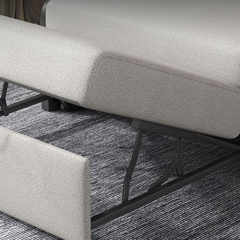 Faux Lederfärbung widerstandsfähiger zeitgenössischer armloser Bettsofa Couch