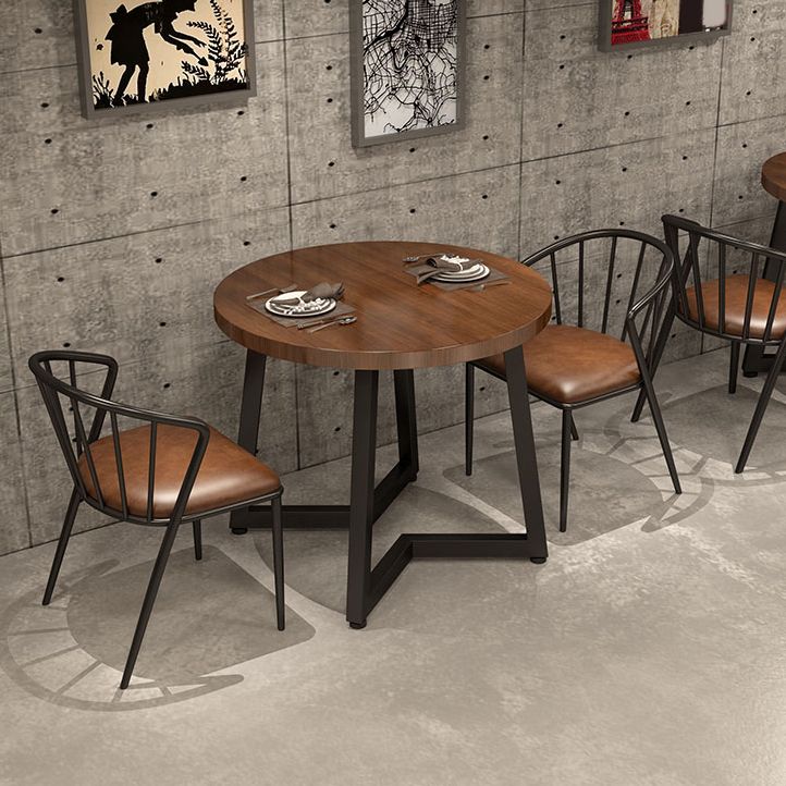 Industrial Dining Table Pine Solid Wood Table with Black Double Pedestal for Home Kitchen Dinner Clearhalo ' dining_table' 'Dining Tables & Seating' 'Dining Tables' 'furn' 'furn_dining_table' 'Furniture' 'furniture_dining_table' 'Kitchen & Dining Furniture' 'kitchen&dining_furn' 'kitchen' 'kitchen_dining_table' 1200x1200_309a20d3-b465-4b21-9e8e-419b035c6c4e