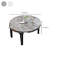 Modern Style Dining Table Rubberwood Legs Dinner Table for Living Room