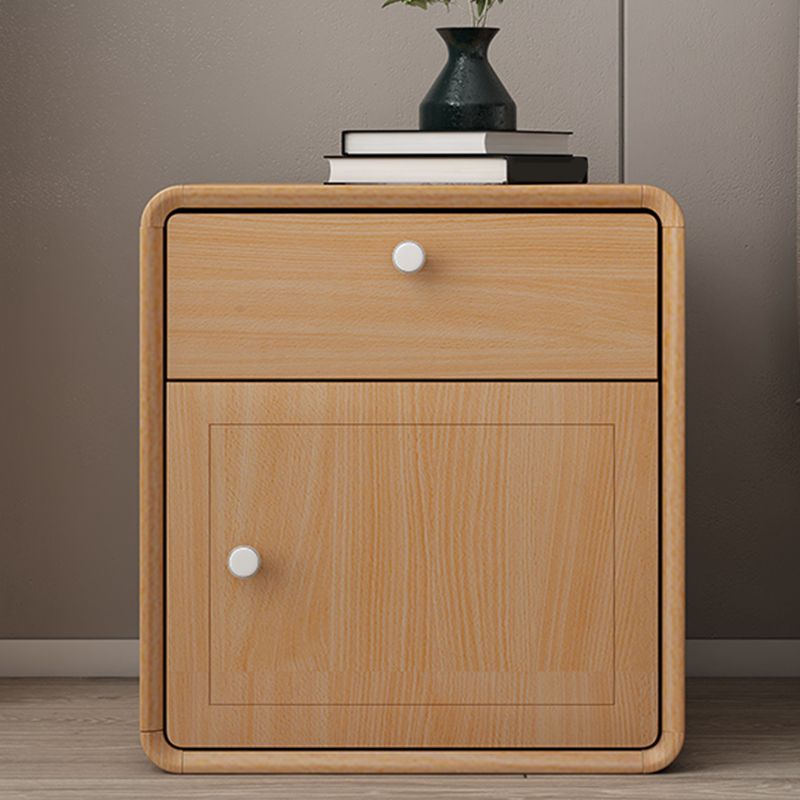 Table nause de chevet en bois massif moderne 1 dessin de la porte côté gauche armoire de porte de porte
