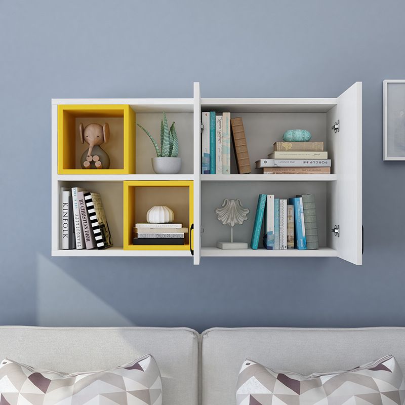 Modern Floating Bookshelf Wooden Wall Mounted Bookcase Shelves Included for Home Clearhalo 'Bookcases' 'furn' 'furn_bookcases' 'Furniture' 'Office Furniture' 1200x1200_309e4f7f-9a8d-439a-ba70-86948af15724