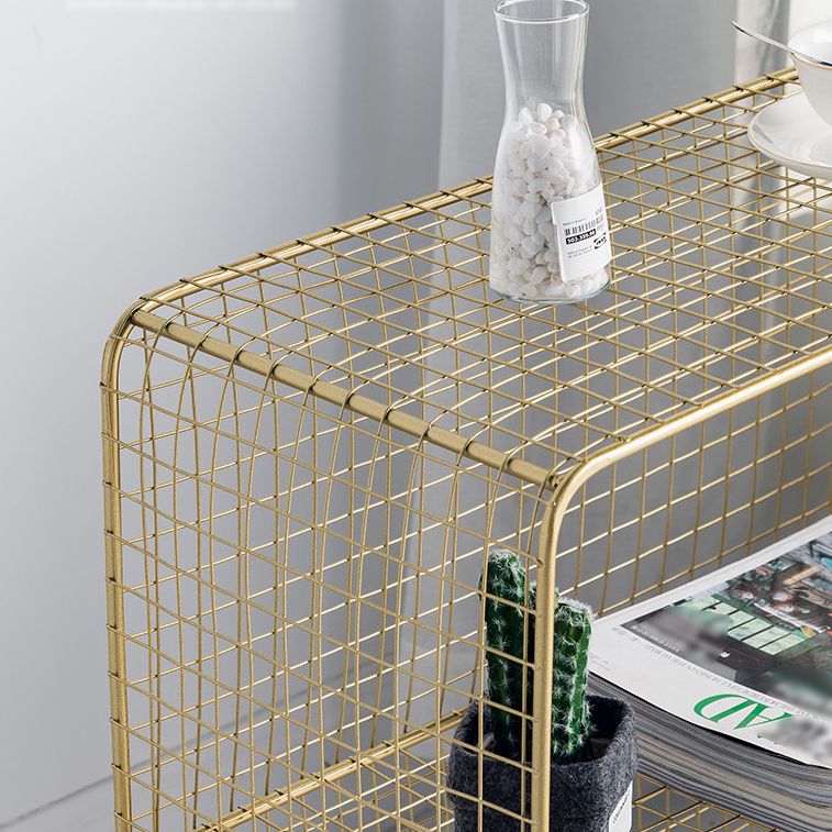 Glam Style Bookshelf Metal Standard Shelf Bookcase for Home Use Clearhalo 'Bookcases' 'furn' 'furn_bookcases' 'Furniture' 'furniture_bookcases' 'Office Furniture' 1200x1200_30a37e65-f4f4-4071-a806-0d6a0140239f