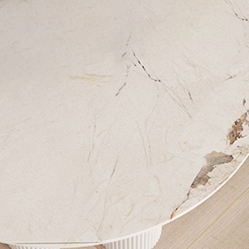 Mesa de comedor de piedra redonda moderna 1/3 piezas de comedor para comedor