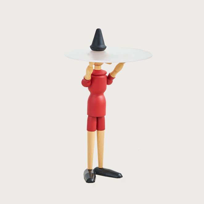 Table d'appoint d'accent en bois massif