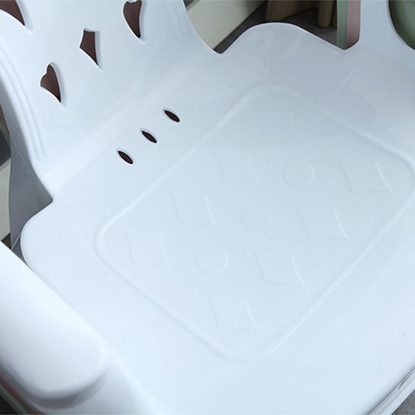 Modern Style Plastic Dining Arm Chair Slat Back Stackable Dining Chairs for Home Clearhalo ' kitchen&dining_furn' 'Dining Chairs' 'Dining Tables & Seating' 'dining_chair' 'furn' 'furn_dining_chair' 'Furniture' 'furniture_dining_chair' 'Kitchen & Dining Furniture' 'kitchen' 1200x1200_30acf41f-dd84-4964-855b-e34781d4e7cb