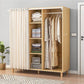 Bedroom Storage Cabinet with Clothes Rail Modern Cabinet with Wooden Legs Clearhalo 'Armoires & Wardrobes' 'armoires_wardrobes' 'Bedroom Furniture' 'furn' 'furn_armoires_wardrobes' 'Furniture' 1200x1200_30ae83f8-98fa-456a-b9ba-09d5abc50a00