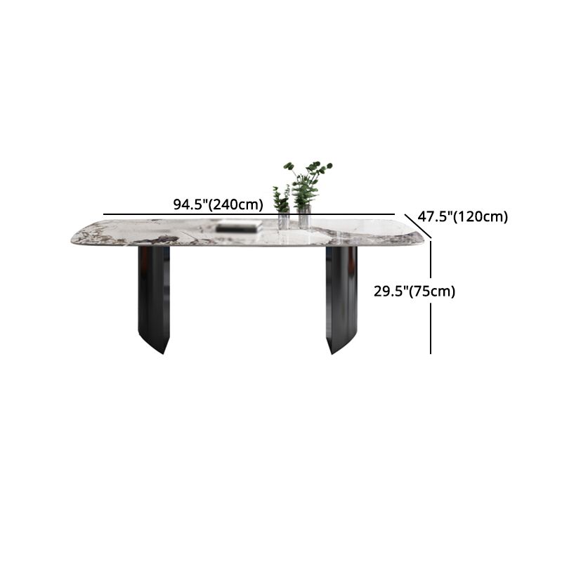 Contemporary 1/4/5/6/7 Pieces Dining Room Set Rectangle Dining Table Set Clearhalo 'Dining Room Sets' 'Dining Tables & Seating' 'dining_room_set' 'furn' 'furn_dining_room_set' 'Furniture' 'furniture_dining_room_set' 'Kitchen & Dining Furniture' 'kitchen&dining_furn' 'kitchen' 1200x1200_30afe8a5-48f9-46b6-833e-07cde014e300