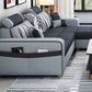 82.67"Long Square Arms Sofa for Living Room Contemporary with Sewn Pillow Back Clearhalo 'furn' 'furn_sofas' 'Furniture' 'Living Room Furniture' 'Sofa' 'sofas' 1200x1200_30b08f7e-5827-44b5-a94c-81f333d4da49
