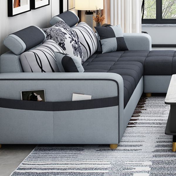 82.67"Long Square Arms Sofa for Living Room Contemporary with Sewn Pillow Back Clearhalo 'furn' 'furn_sofas' 'Furniture' 'Living Room Furniture' 'Sofa' 'sofas' 1200x1200_30b08f7e-5827-44b5-a94c-81f333d4da49