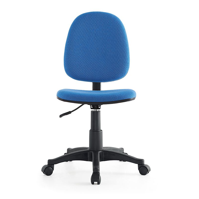 Chaire de bureau rembourré sans bras moderne Nylon High-Ajustement Chaise de bureau ajusté