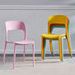 Plastic Stackable Dining Side Chairs Open Back Armless Dining Chair (Set of 4) Clearhalo ' kitchen&dining_furn' 'Dining Chairs' 'Dining Tables & Seating' 'dining_chair' 'furn' 'furn_dining_chair' 'Furniture' 'furniture_dining_chair' 'Kitchen & Dining Furniture' 'kitchen' 1200x1200_30b4dd52-f49e-4403-8a42-ac4fb88fd244
