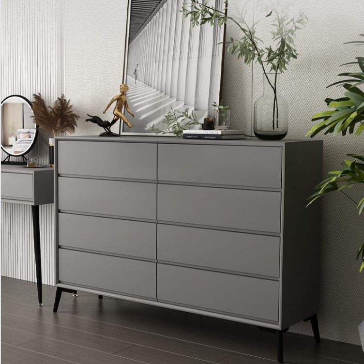 16" D Storage Chest Modern Style Bedroom Storage Chest Dresser in White and Grey Clearhalo 'Bedroom Furniture' 'Dressers & Chests' 'dressers_chests' 'furn' 'furn_dressers_chests' 'Furniture' 1200x1200_30b4ef0d-e10c-487c-a92b-2d721507ad99