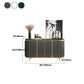 Stone in stile glam 35,4 "H Server buffet per sala da pranzo a buffet.