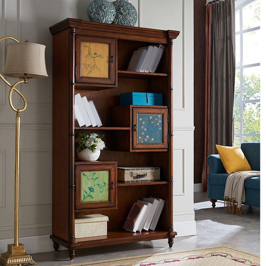 Mid-Century Modern Rectangle Accent Cabinet in Solid Wood with Door Clearhalo 'Cabinets & Chests' 'cabinets_chests' 'furn' 'furn_cabinets_chests' 'Furniture' 'Living Room Furniture' 1200x1200_30b6bfb1-20c7-4587-b630-8a17246ad131