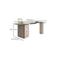 Glam Executive Desk Pedestal 3-drawer Cable Management Office Desk Clearhalo 'furn' 'furn_office_desk' 'Furniture' 'Office Desks' 'Office Furniture' 'office_desk' 1200x1200_30ba1a1c-abbe-4500-983b-c8cca31b6c0c