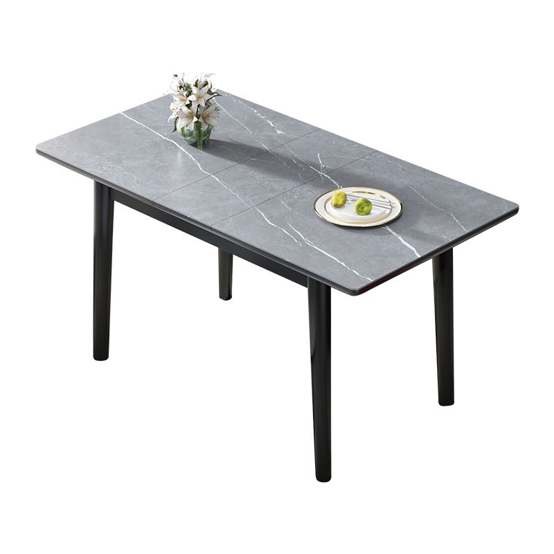 Contemporary Style Furniture Rectangle 4-foot Dining Site Table for Home Clearhalo ' dining_table' 'Dining Tables & Seating' 'Dining Tables' 'furn' 'furn_dining_table' 'Furniture' 'furniture_dining_table' 'Kitchen & Dining Furniture' 'kitchen&dining_furn' 'kitchen' 'kitchen_dining_table' 1200x1200_30bcb02e-8846-481a-b0e3-d10a888ff059