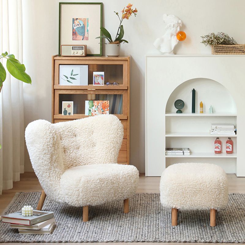 Basic Four Leg Lounge Chair Fixed Back Side Chair for Living Room Clearhalo 'Accent Chairs' 'accent_chairs' 'Chairs & Seating' 'furn' 'furn_accent_chairs' 'Furniture' 'Living Room Furniture' 1200x1200_30beca38-e358-4a0a-8fd4-6bb14b0de6b0