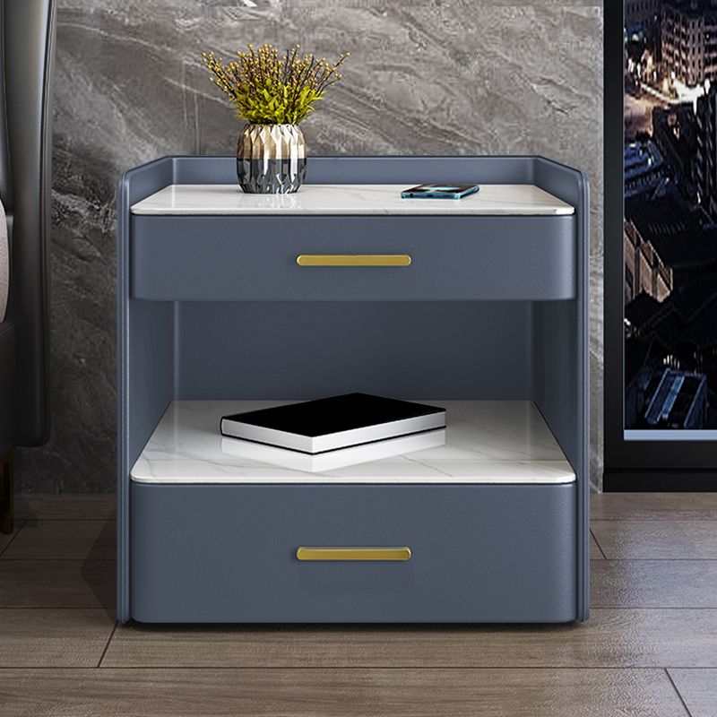 Stenen bed nachtkastje open opbergde bedkast met laden