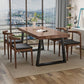 Simple Solid Wood Kitchen Dining Table Brown Rectangle Shape Dining Table with Double Pedestal Base Clearhalo ' dining_table' 'Dining Tables & Seating' 'Dining Tables' 'furn' 'furn_dining_table' 'Furniture' 'furniture_dining_table' 'Kitchen & Dining Furniture' 'kitchen&dining_furn' 'kitchen' 'kitchen_dining_table' 1200x1200_30bfc6b4-ba7c-4b89-9e6b-6af0e5d9acc1