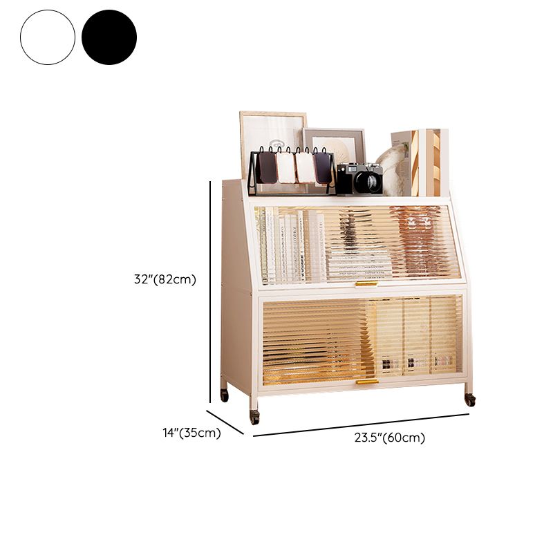 Metal Closed Back Standard Bookshelf Shelves Included Bookcase Clearhalo 'Bookcases' 'furn' 'furn_bookcases' 'Furniture' 'Office Furniture' 1200x1200_30c5c11e-f1da-4dc2-8c96-1de1090b3aa2