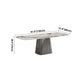 Metal Traditional Luxury Rectangle Table Sintered Stone Indoor Table with Grey Pedestal Clearhalo ' dining_table' 'Dining Tables & Seating' 'Dining Tables' 'furn' 'furn_dining_table' 'Furniture' 'furniture_dining_table' 'Kitchen & Dining Furniture' 'kitchen&dining_furn' 'kitchen' 'kitchen_dining_table' 1200x1200_30cb1ac5-afbf-43c2-ad11-5f8af605745b