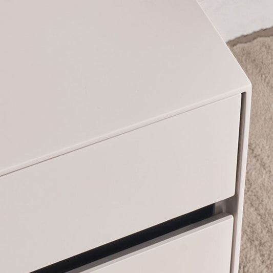 Moderner Akzenttisch Nachttisch Antike Finish Schubladen Aufbewahrungsbett Nachttisch