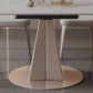 Modern Dining Sintered Stone Table Dining Round Table for Home Clearhalo 'Dining Tables & Seating' 'Dining Tables' 'dining_table' 'furn' 'furn_dining_table' 'Furniture' 'Kitchen & Dining Furniture' 1200x1200_30cc459f-0ce2-4094-acc0-269dff29f0a7