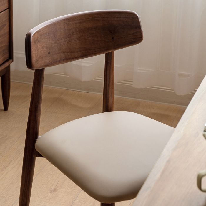 Sedie da pranzo moderne a braccia aperta in legno (set di 1/2/4/6/8)