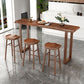 Wood Bar Dining Table Modern Bar Table with Sled Base for Milk Tea Shop Clearhalo 'Bar Furniture' 'Bar Tables' 'bar_tables' 'furn' 'furn_bar_tables' 'Furniture' 'furniture_bar_tables' 'Kitchen & Dining Furniture' 1200x1200_30d092f2-0936-41ef-a4e9-5b4aa77832e6