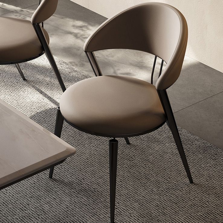 Contemporary Dining Chair Kitchen Open Back Dining Side Chair Clearhalo 'Dining Chairs' 'Dining Tables & Seating' 'dining_chair' 'furn' 'furn_dining_chair' 'Furniture' 'Kitchen & Dining Furniture' 1200x1200_30d25854-b10a-469a-bc81-8cd6971ab9a7