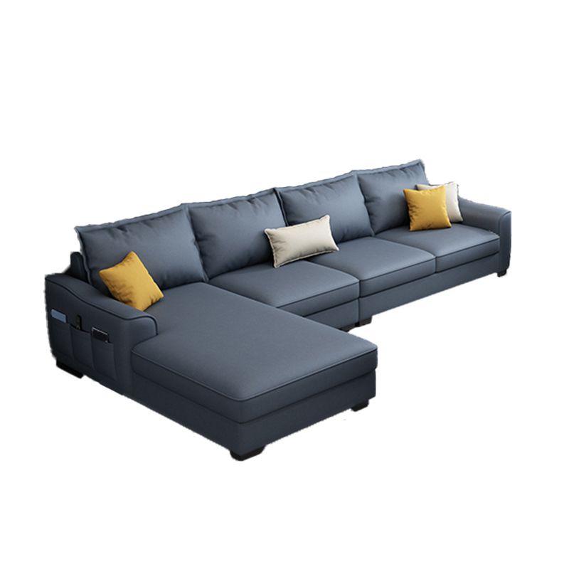 35.4 "H Faux Cuero Sofá y chaise para sala de estar