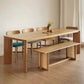 Solid Wood Dining Table Rectangle 4 Legs Dinner Table for Home Use Clearhalo 'Dining Tables & Seating' 'Dining Tables' 'dining_table' 'furn' 'furn_dining_table' 'Furniture' 'Kitchen & Dining Furniture' 1200x1200_30d2ef79-9fb0-44c5-b6ed-33564cb2cd8f