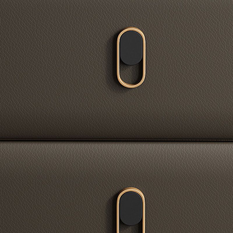 Moderner Stil Goldmetall Material Ark Fuß mehrfarbige Auswahl Nachttisch